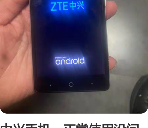 中兴手机,正常使用没问题。 配置如图型号记...