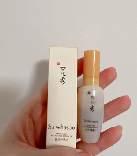 雪花秀精华小样,一个全新,一个余量1/2 ...