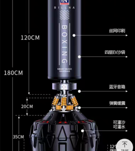 转卖成人用比纳拳击沙袋散打立式家用，非常适...
