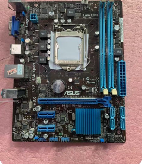 华硕 H61M-E 1155针台式机小板 ...