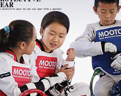 转卖新款韩国正品MOOTO跆拳道护具五件套...