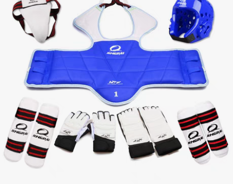 转卖gingpai 跆拳道护具买来穿了20...