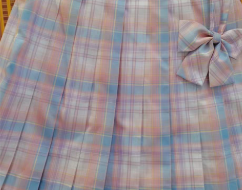 jk群 粉色 忘记叫什么名字了 45裙长 ...