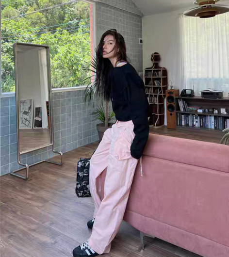 转卖FOT2022新款改装版本工装裤两侧大...