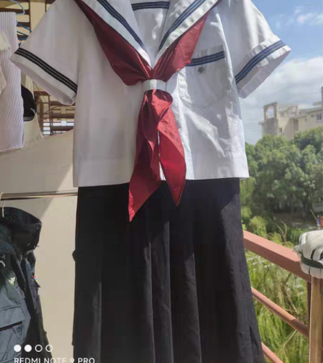 包邮满襟夏服日制校供三点set??????...