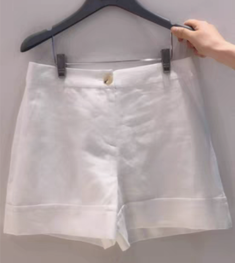 包邮阿玛施亚麻休闲短裤女阔腿裤，特卖会款，...