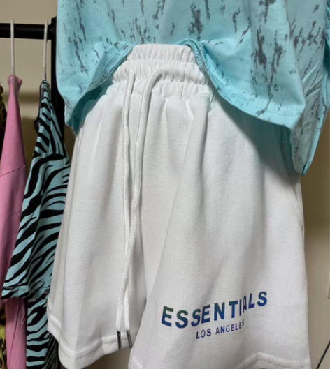 包邮全新休闲短裤女珠地棉面料舒服透气百搭白...