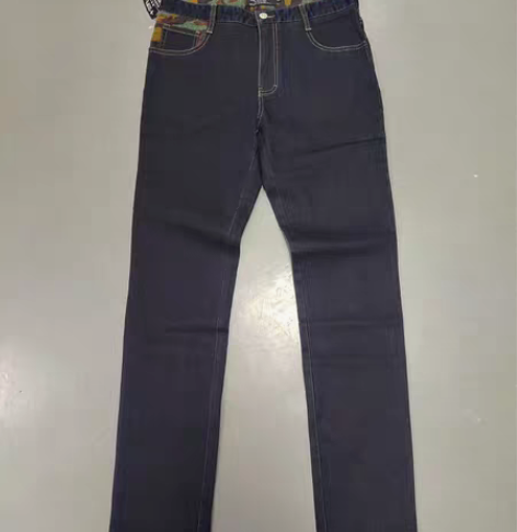 外贸潮牌牛仔长裤30码码牛仔裤弹力直筒修身...