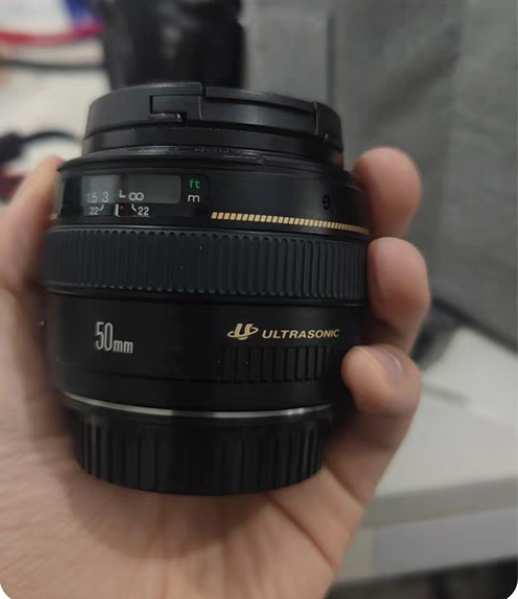 个人自用佳能金圈50mm定焦 1.4，前后...