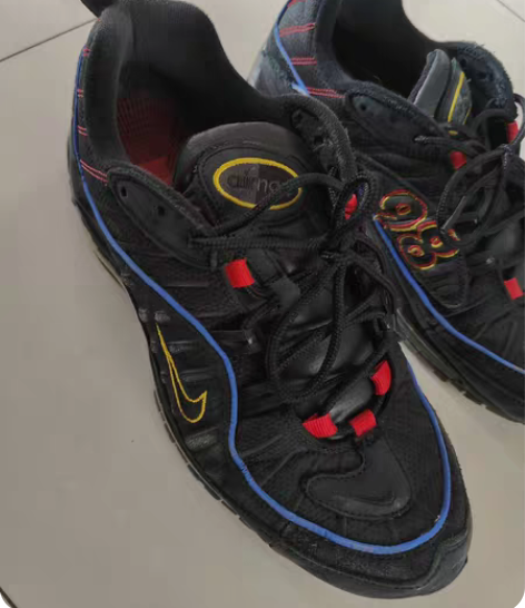 耐克男运动鞋airmax98黑蓝弗利萨，官...