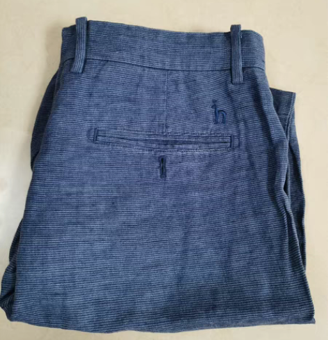 哈吉斯亚麻短裤 180尺码 腰围88-89...