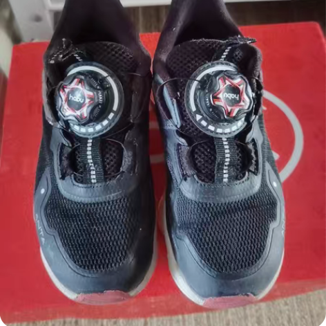 安踏儿童男小童跑步鞋新款运动鞋旋钮小孩童鞋...