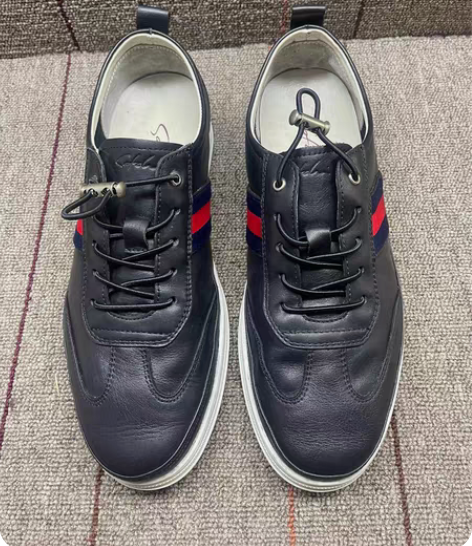 包邮38码240 沙驰男鞋休闲运动鞋真皮皮...