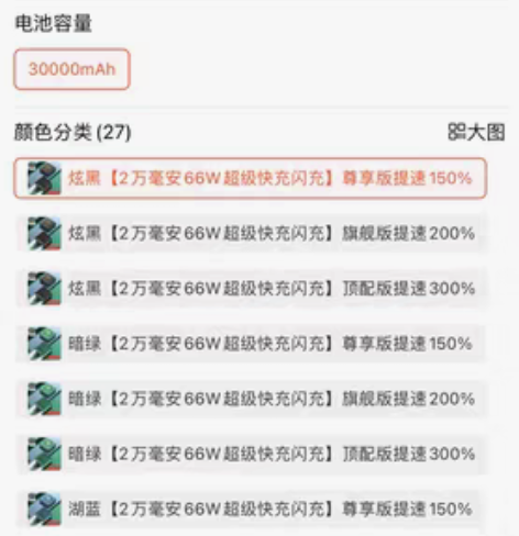 包邮全新未拆封，充电宝20000毫安超大容...