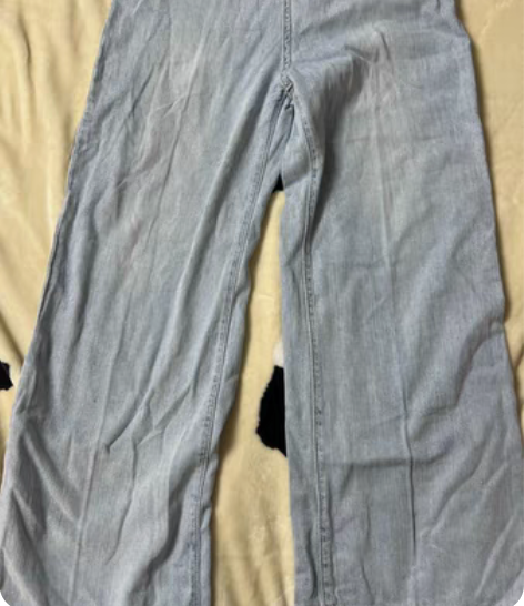 包邮阔版牛仔裤 做工很好 代购入 我165...