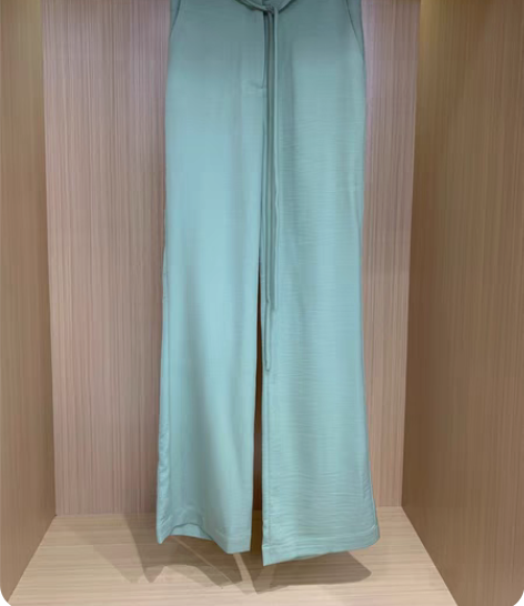 包邮清仓高晓松前妻夕又米品牌 竹色 休闲阔...