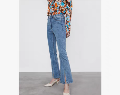 转卖UR2021春季新品女装复古休闲水洗开...