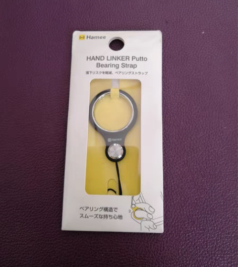包邮日本Hamee正品苹果安卓手机挂绳指环...