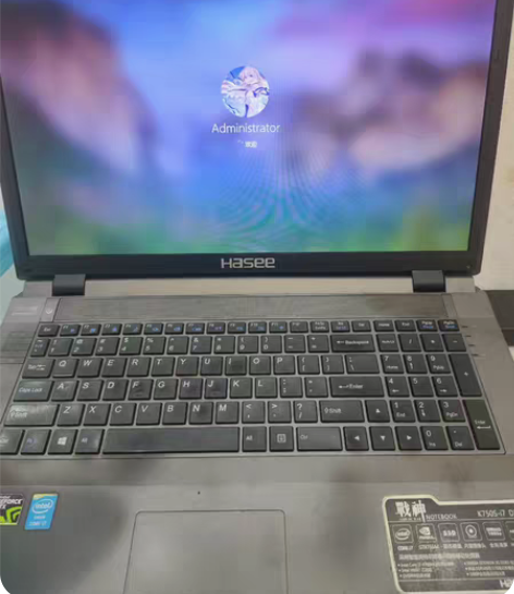 神舟笔记本电脑战神k750s-i7   自...