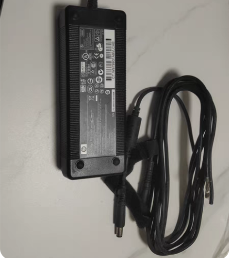 包邮惠普原厂大功率笔记本电源,线夹断了,没...