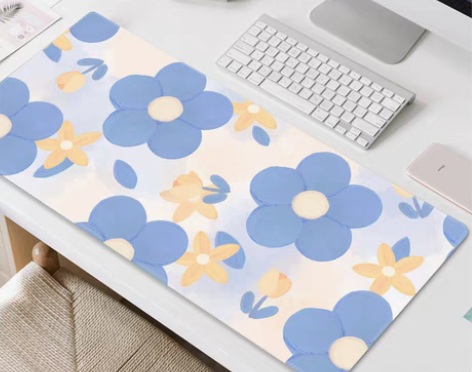 转卖鼠标垫超大号女生可爱文字电脑桌垫ins...