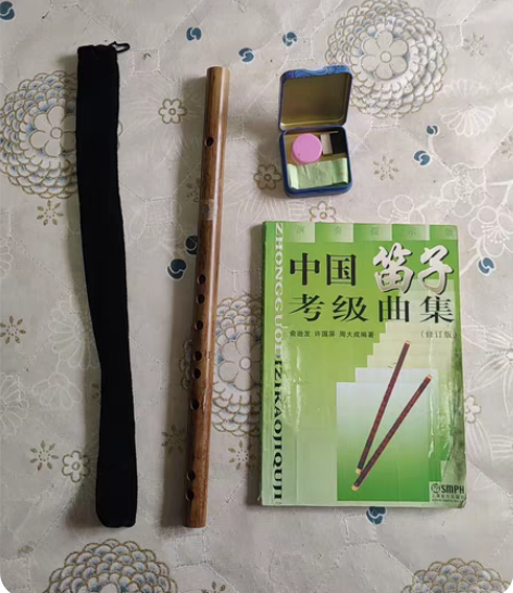 包邮竹笛 笛子 f调 素笛 斑竹 考级 曲...