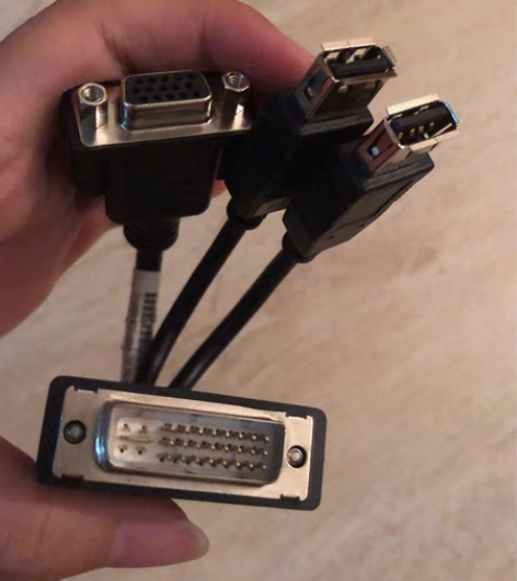 包邮H3C新华三迷你 DVI转VGA双US...
