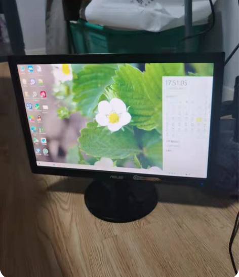 华硕19英寸显示器，型号vs198d，功能...