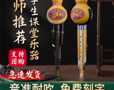 转卖葫芦丝乐器初学者C调降b调小学生专用儿...