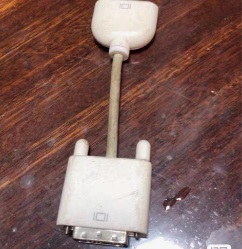 包邮二手原装苹果DVI转VGA接头24+5...