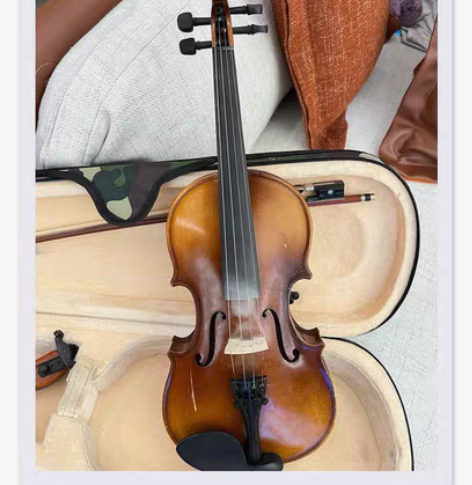 二手小提琴入门级，四分之二 音还很准，技能...