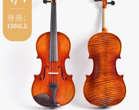 转卖德因美进口实木手工小提琴儿童成人初学者...