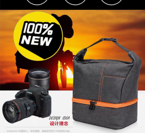包邮单反摄影内胆包微单镜头器材收纳包加厚保...