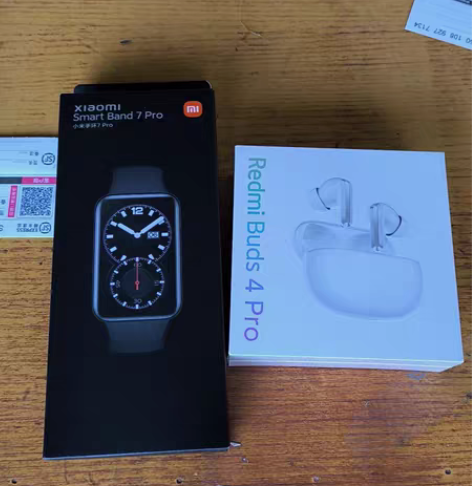 包邮小米手环7pro 黑色 红米buds ...