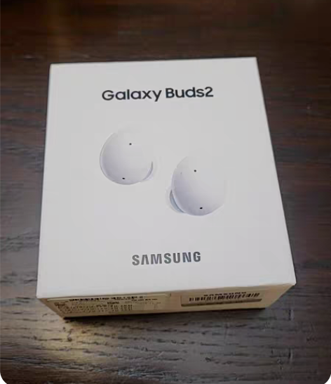 三星buds2霜糖白，国行全新未拆封，稀缺...