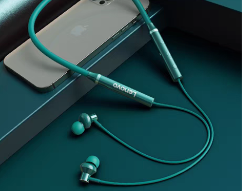 转卖联想无线蓝牙耳机跑步运动型单双耳颈挂脖...