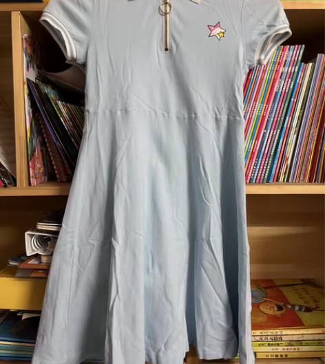 包邮120码ullu优露女童百褶夏季短袖时...