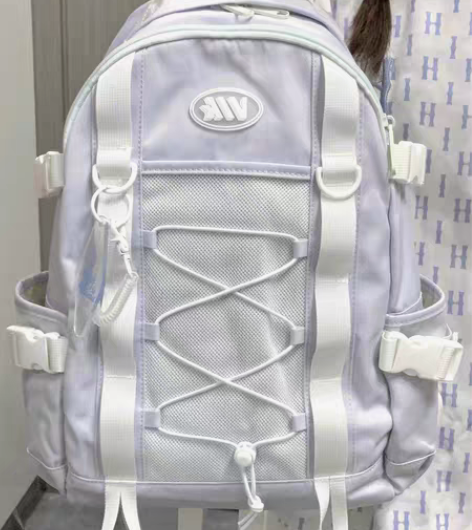 出走周末系列双肩包雾霾蓝 超美丽可以自己d...