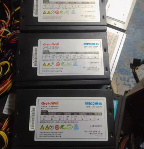 包邮长城智控0噪音，额定500w 显卡供电...