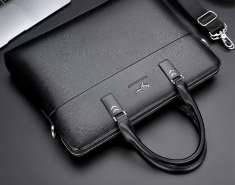 转卖袋鼠男包男士包包手提包手拿公文包男商务...