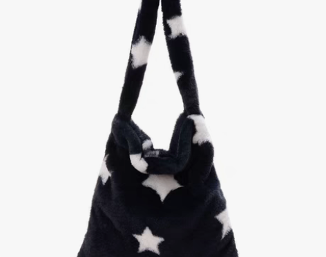 包邮时尚休闲秋冬毛绒购物袋女士手提包单肩包...