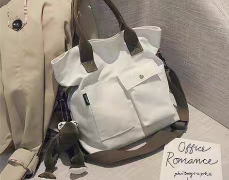 包邮包包女2022潮韩版时尚托特帆布包百搭...