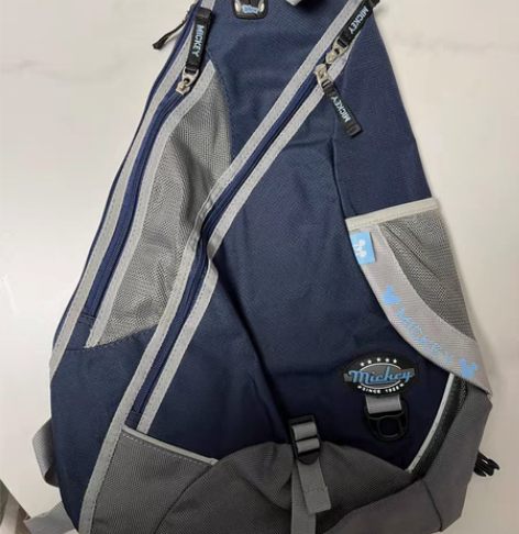 mickey米奇斜挎包 单肩包 弓箭包 边...