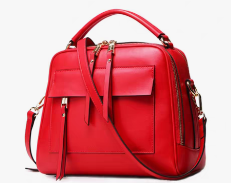 转卖妙迪夏款新款牛皮女包单肩斜挎包手提小方...