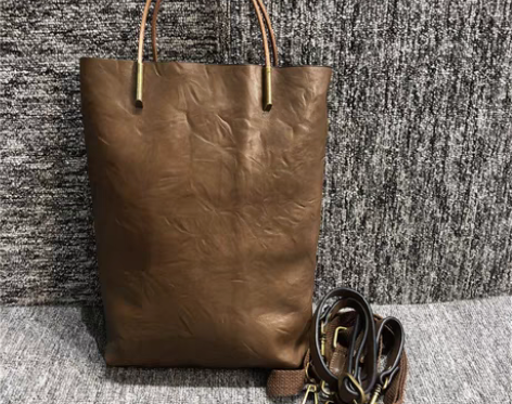 转卖外贸出口订单韩版复古牛皮女手提包简约风...