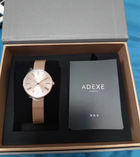 包邮ADEXE手表女英国进口小众ins风轻...