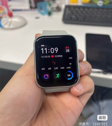 包邮魅族手表 全套配件齐全 天青色599元...