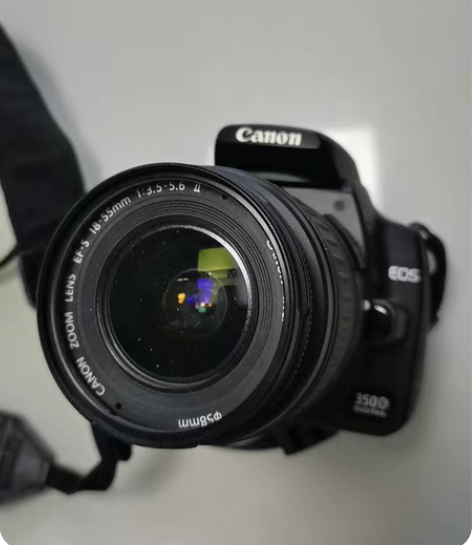 包邮佳能单反相机350D，个人闲置，功能一...