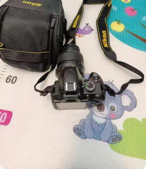 单反相机尼康D3200！买了就用过一次！不...