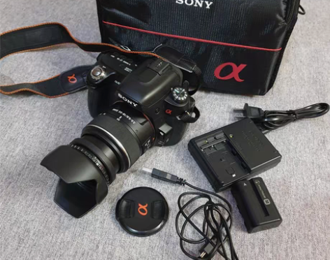 包邮索尼A450单反相机全套95新 索尼a...